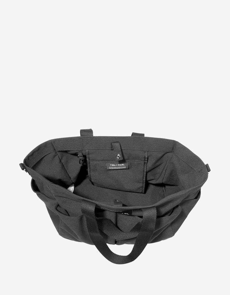 Baby The Canvas Tote Bag in Black (30cm)