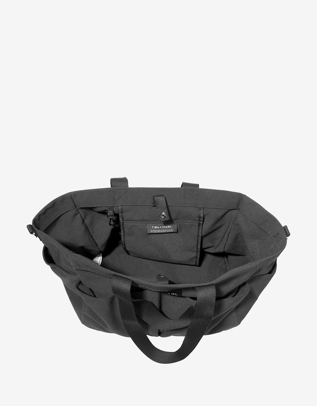 Baby The Canvas Tote Bag in Black (30cm)