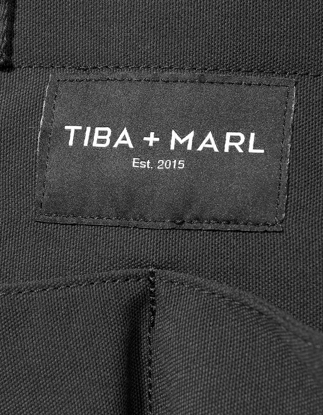 Baby The Canvas Tote Bag in Black (30cm)