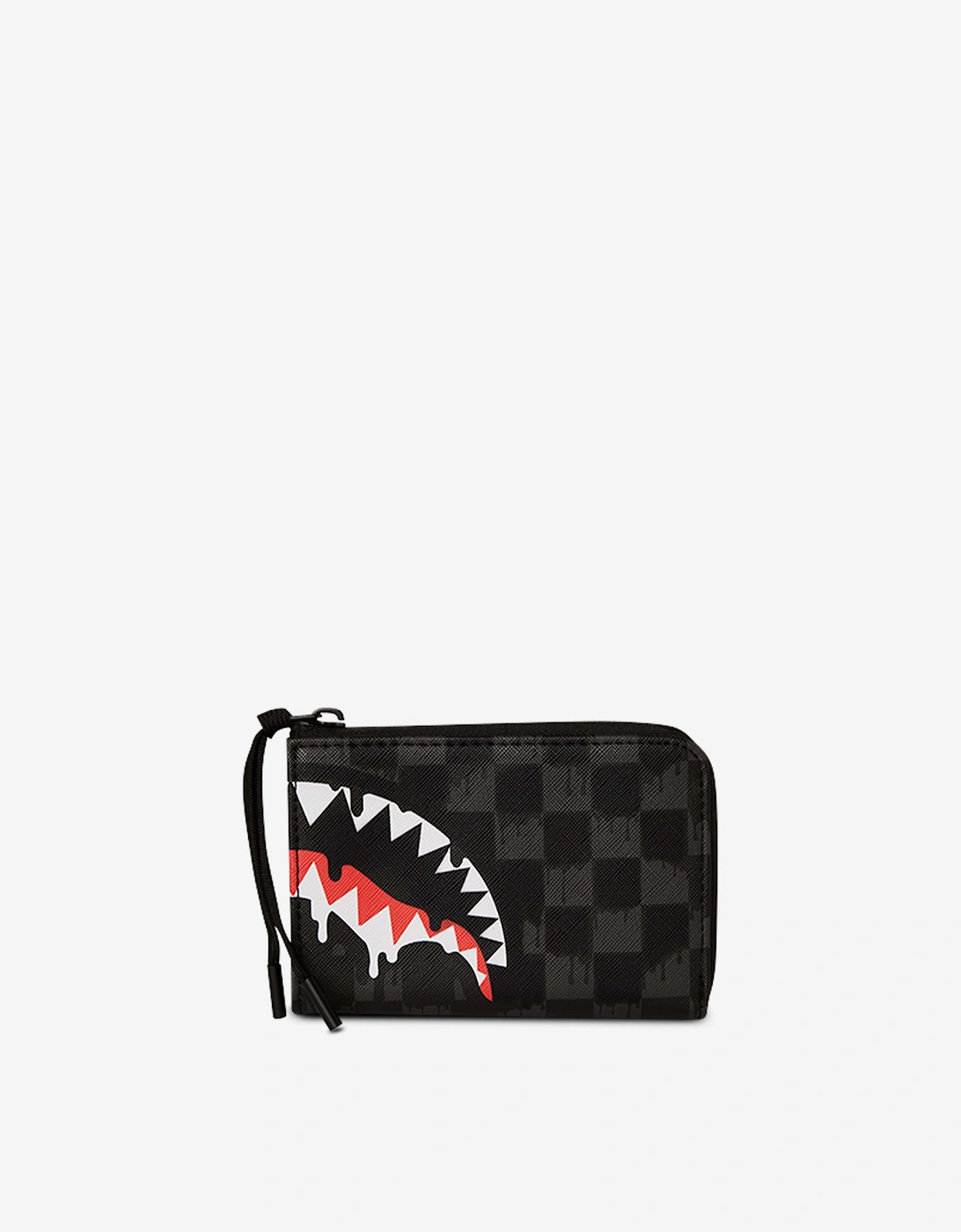 Kids Dripping Sharks In Paris Wallet in Black (13cm)