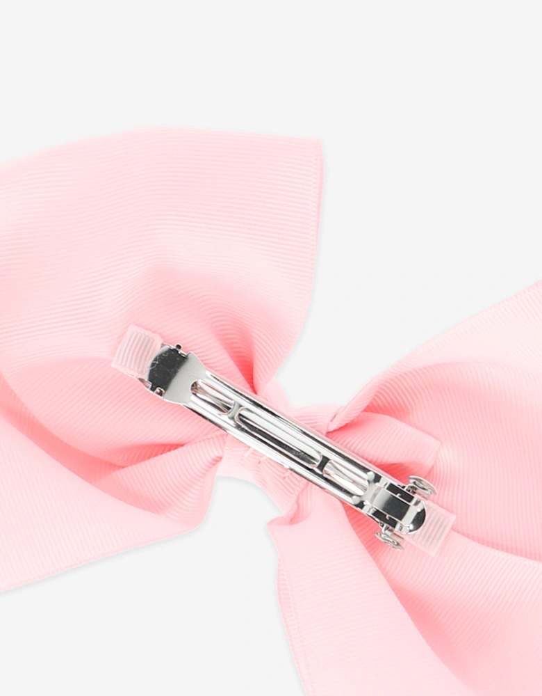 Angels Face Girls Mega Bow Hair Clip in Pink