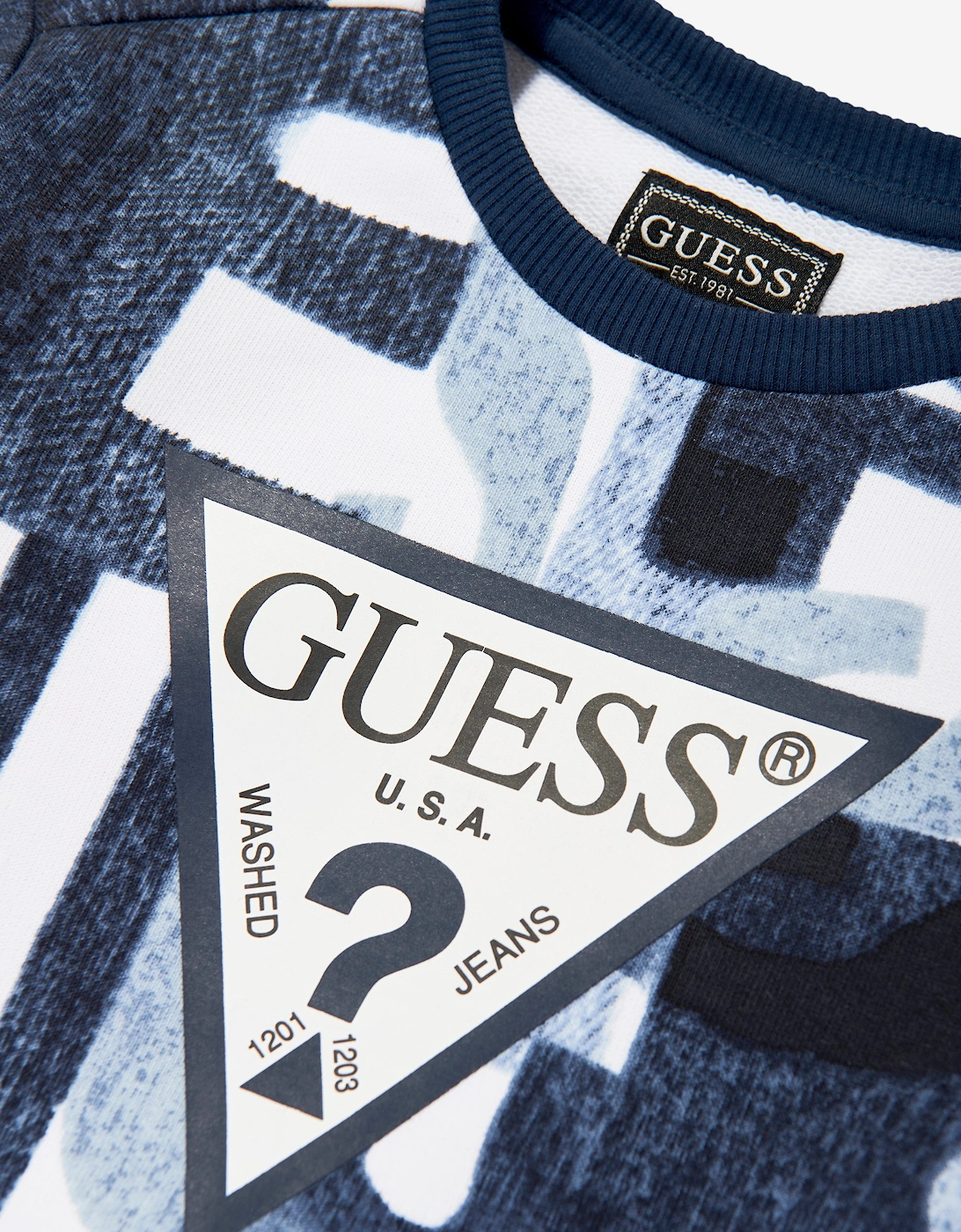 Boys Logo Sweatshirt in Blue