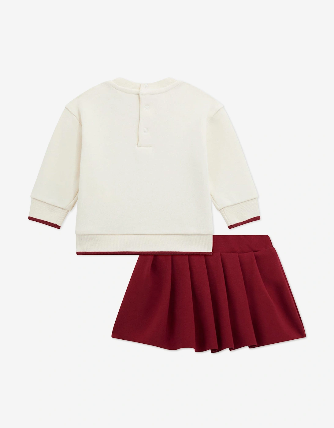 Baby Girls Skirt Set in Ivory