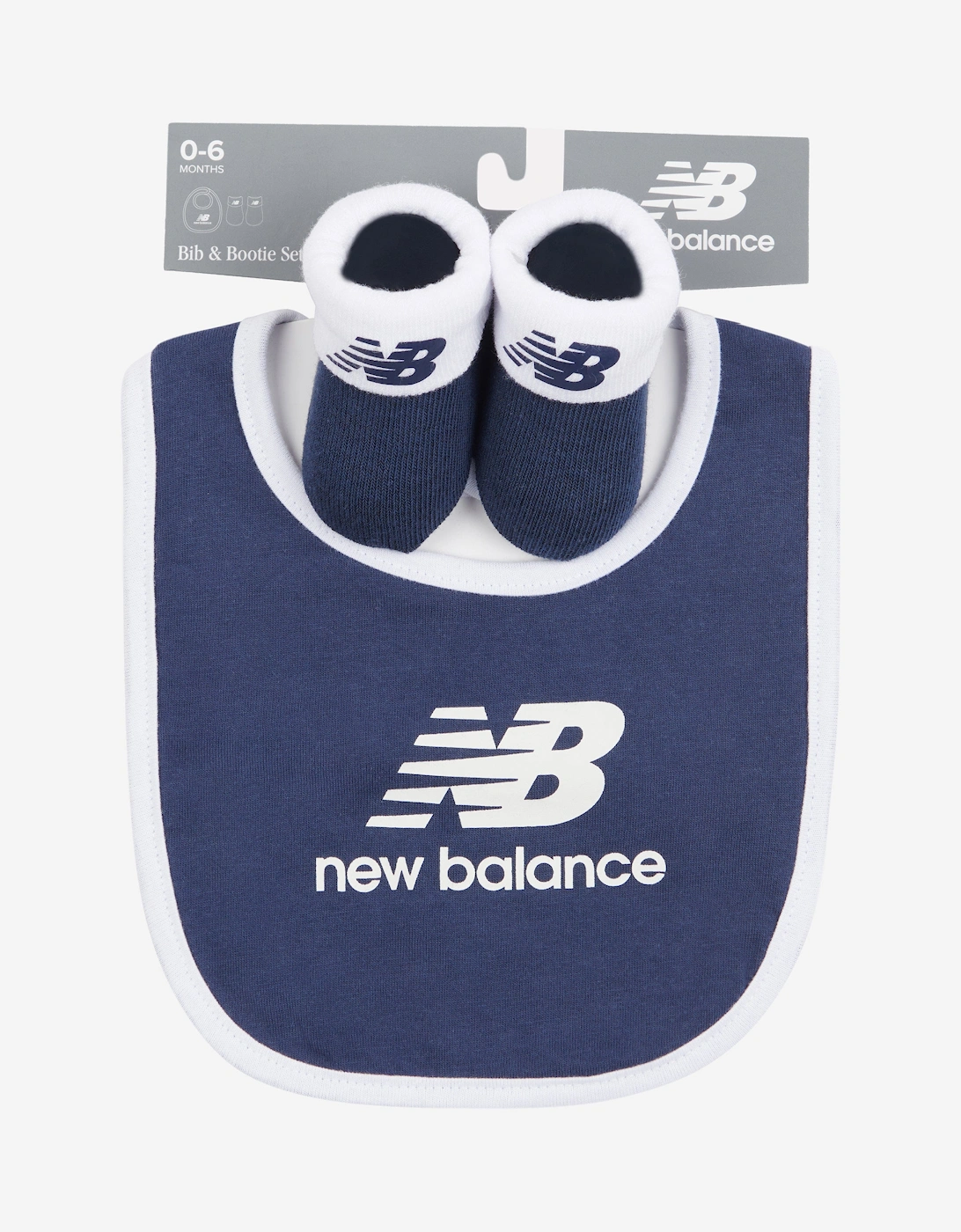 Baby Boys Bib and Bootie Set in Navy, 5 of 4