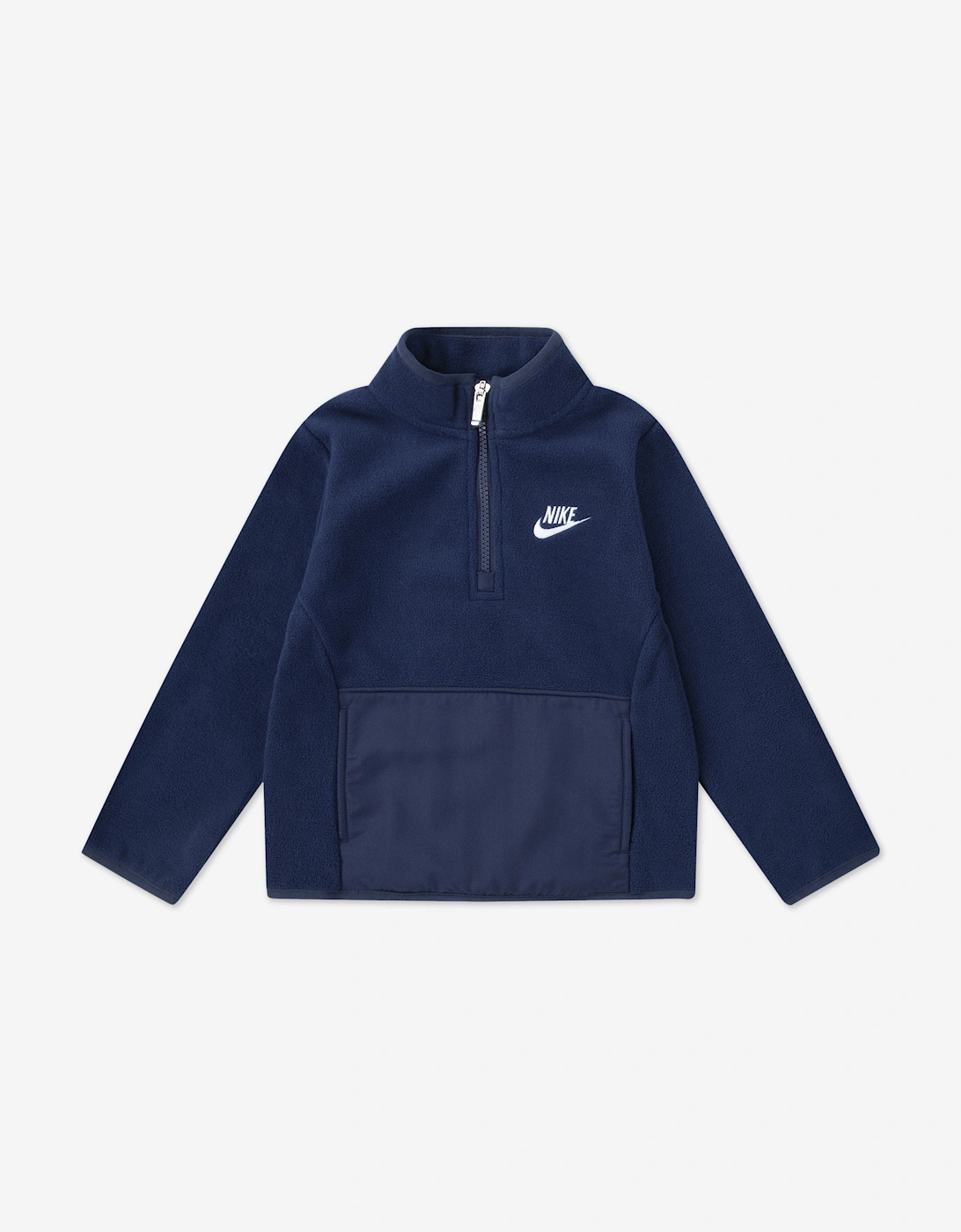 Boys Lifestyle Essential 1/2 Zip Tracksuit in Navy