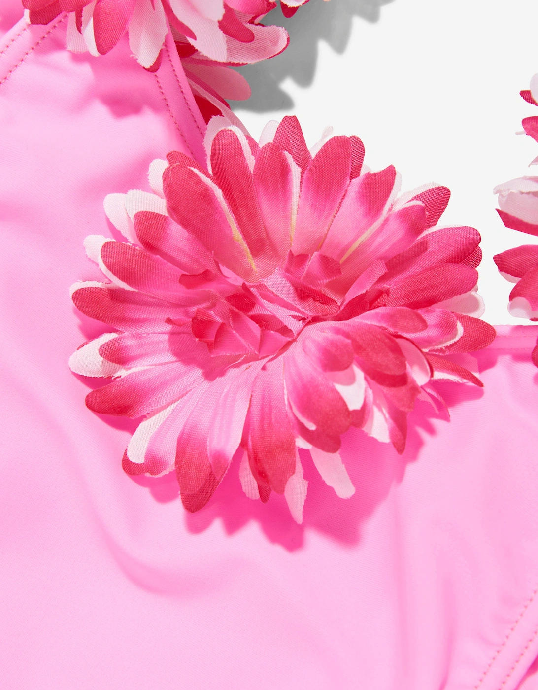 Girls Flower Swimsuit in Pink