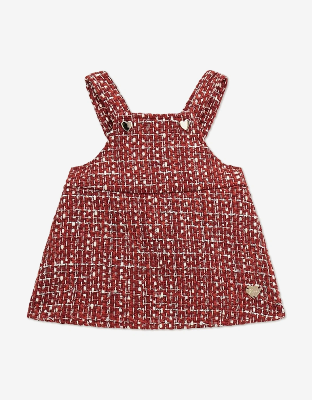 Baby Girls Tweed Skirtall Set in Ivory