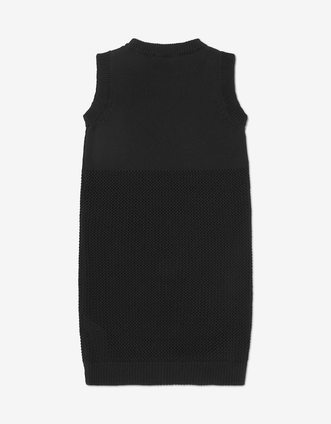 Girls Tank Top Logo Dress in Black