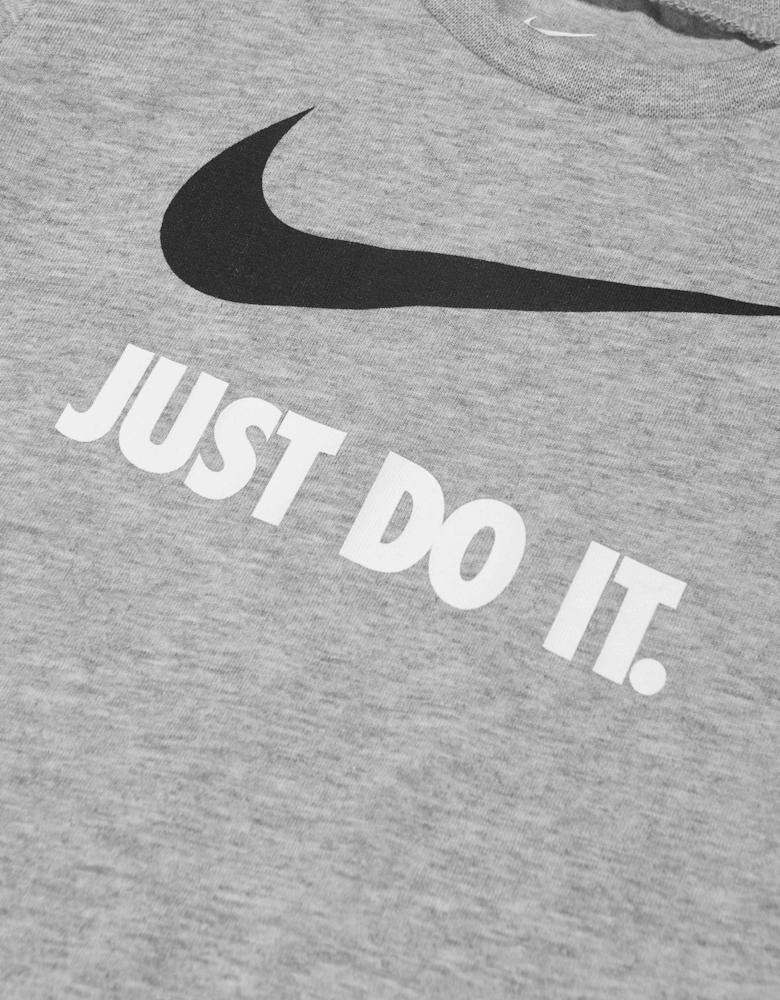 Baby Boys JDI Swoosh T-Shirt in Grey