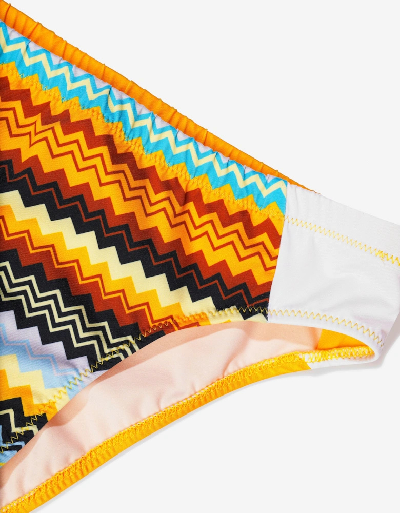 Boys Logo Swimming Briefs in Multicolor
