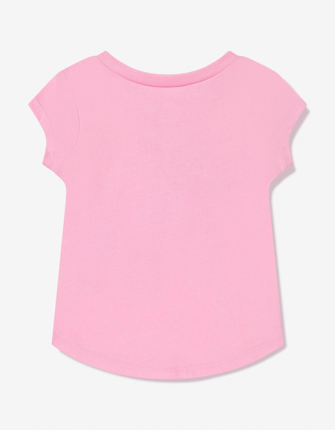 Girls Futura Logo T-Shirt in Pink