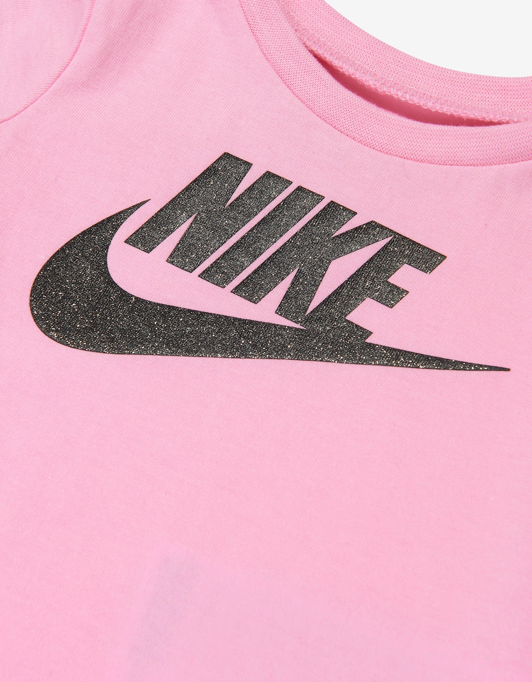 Girls Futura Logo T-Shirt in Pink