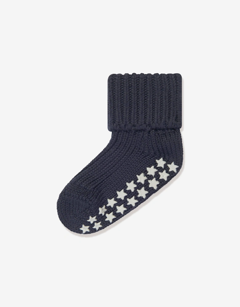 Baby Cotton Catspads House Socks in Navy