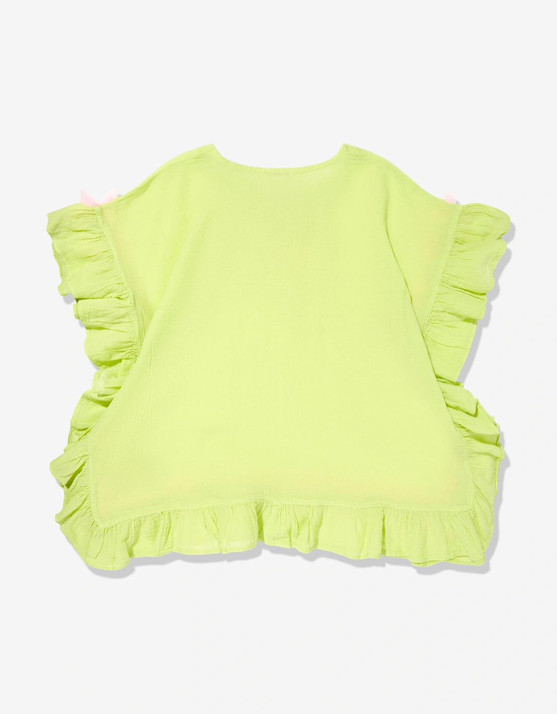 Girls Butterflies Kaftan in Green