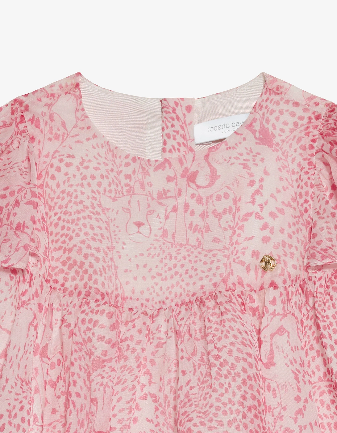 Baby Girls Silk Dress in Pink