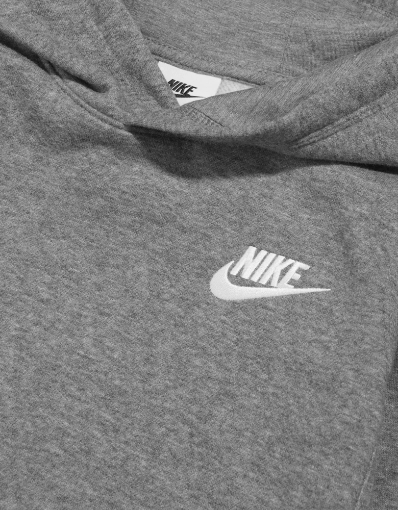 Boys Club Fleece PO Hoodie in Grey