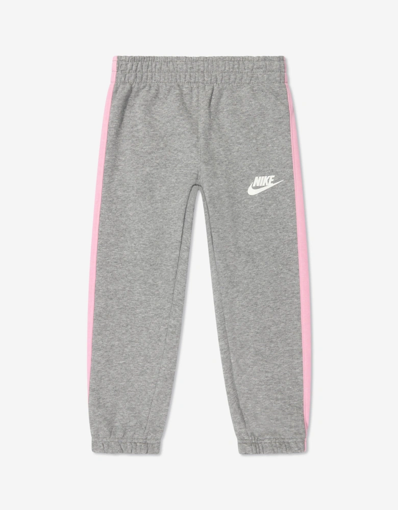 Girls Oversized Futura Crew Tracksuit in Grey