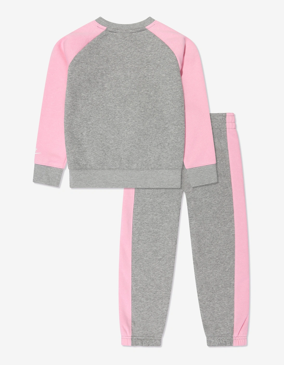 Girls Oversized Futura Crew Tracksuit in Grey