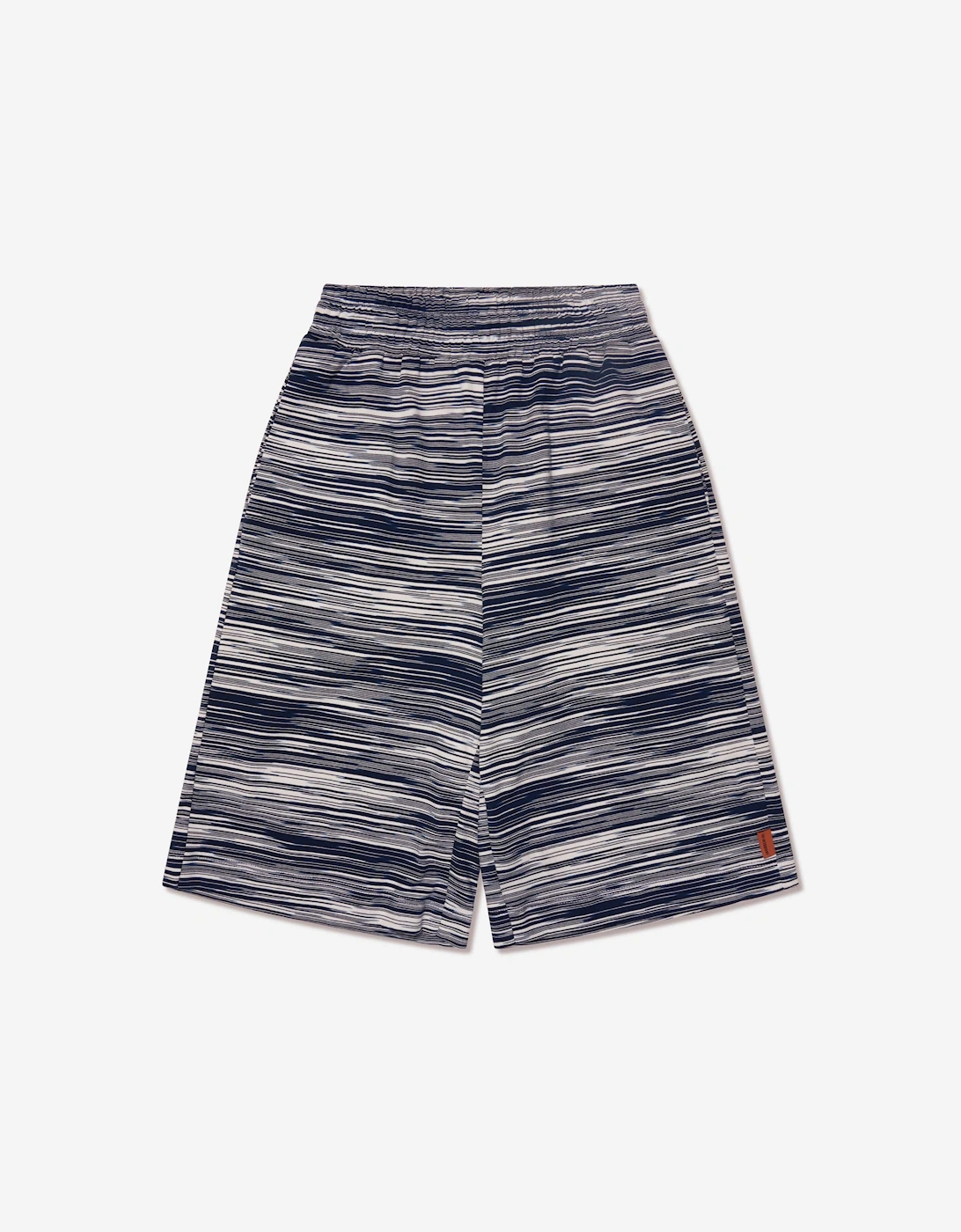 Boys Striped Jersey Shorts in Blue, 5 of 4
