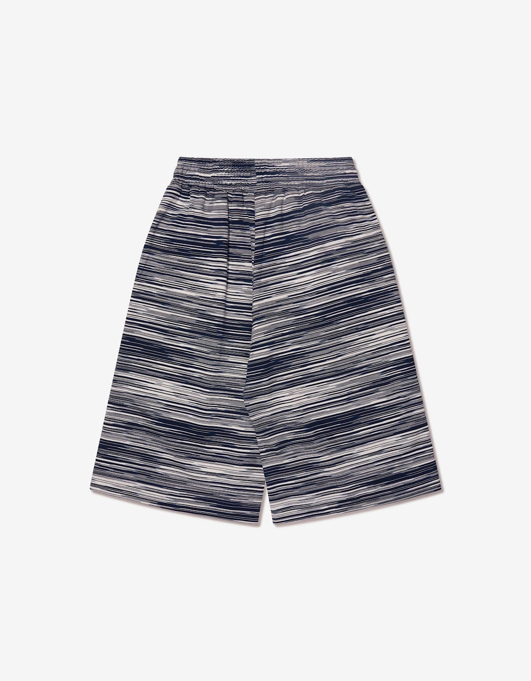 Boys Striped Jersey Shorts in Blue
