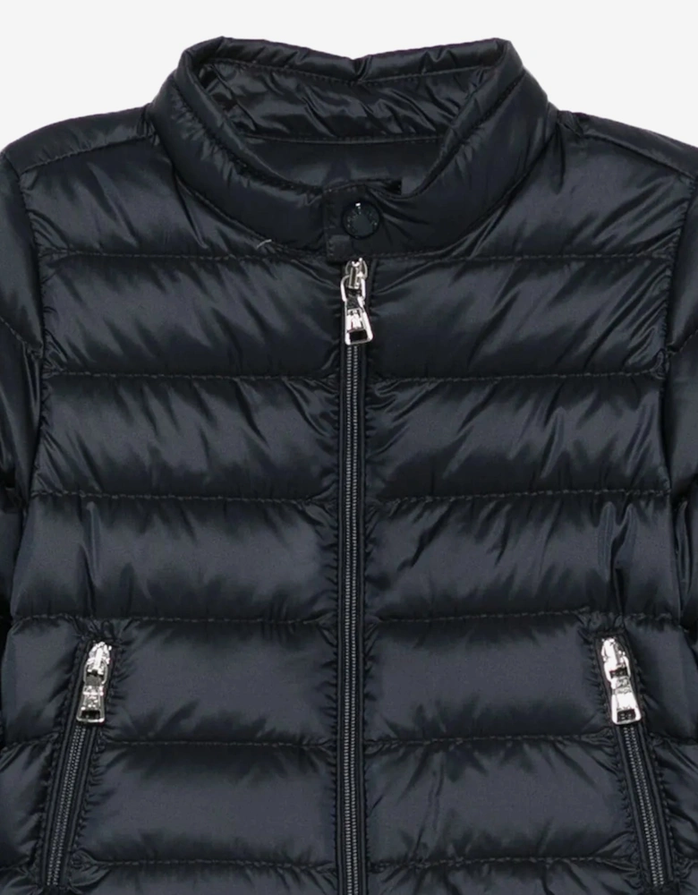 Baby Boys Down Padded Acorus Jacket in Navy