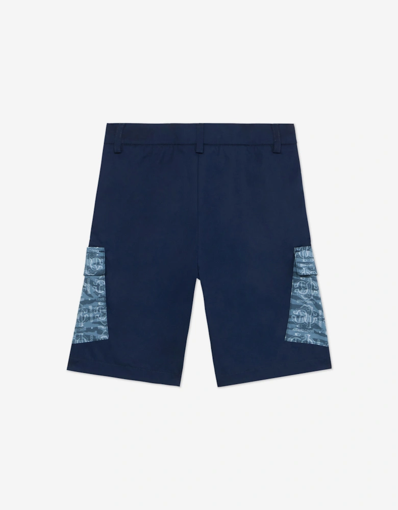 Boys Cargo Shorts in Navy