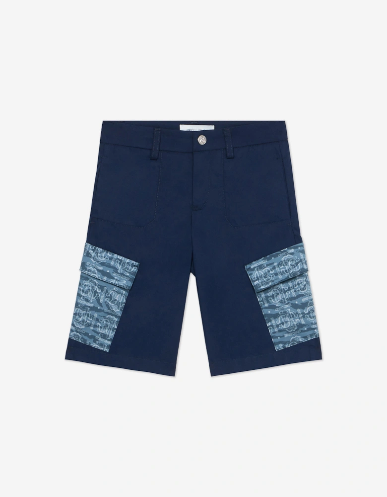 Boys Cargo Shorts in Navy
