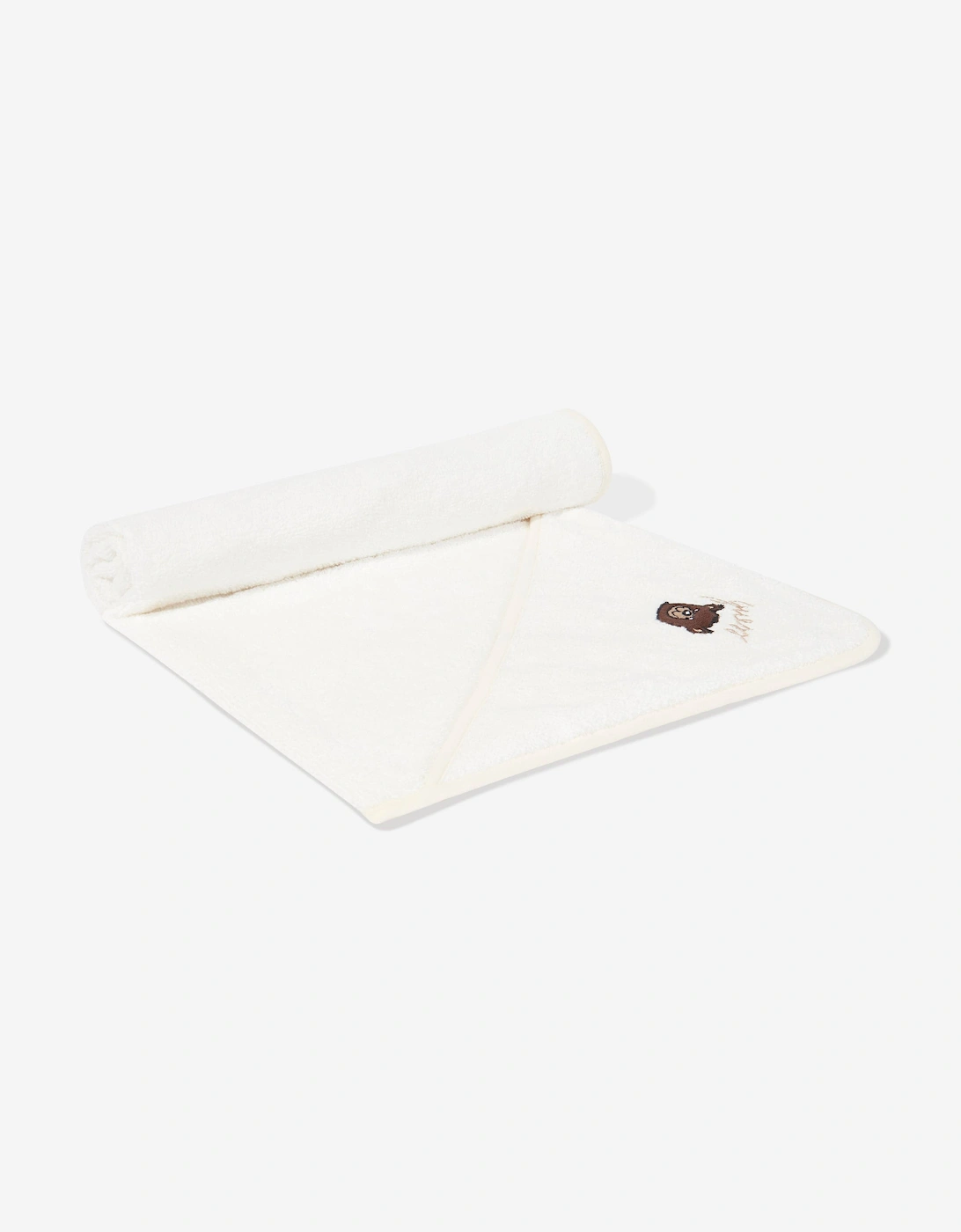 Baby Bear Hooded Towel in Ivory (70cm), 5 of 4