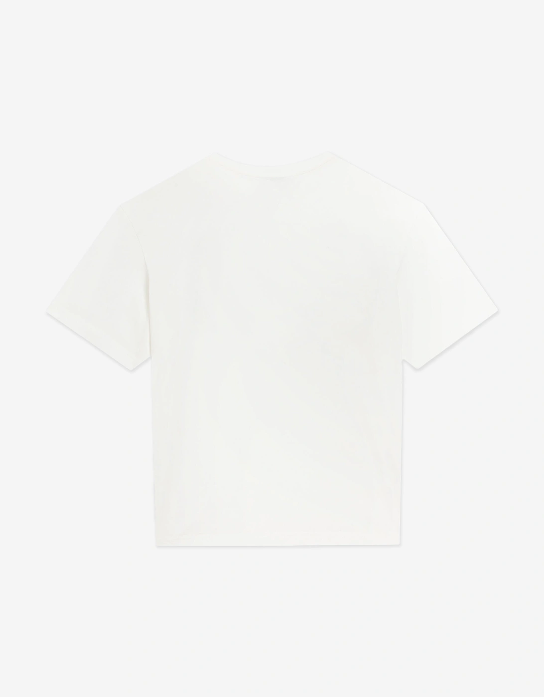 Boys Plaque Logo T-Shirt in White