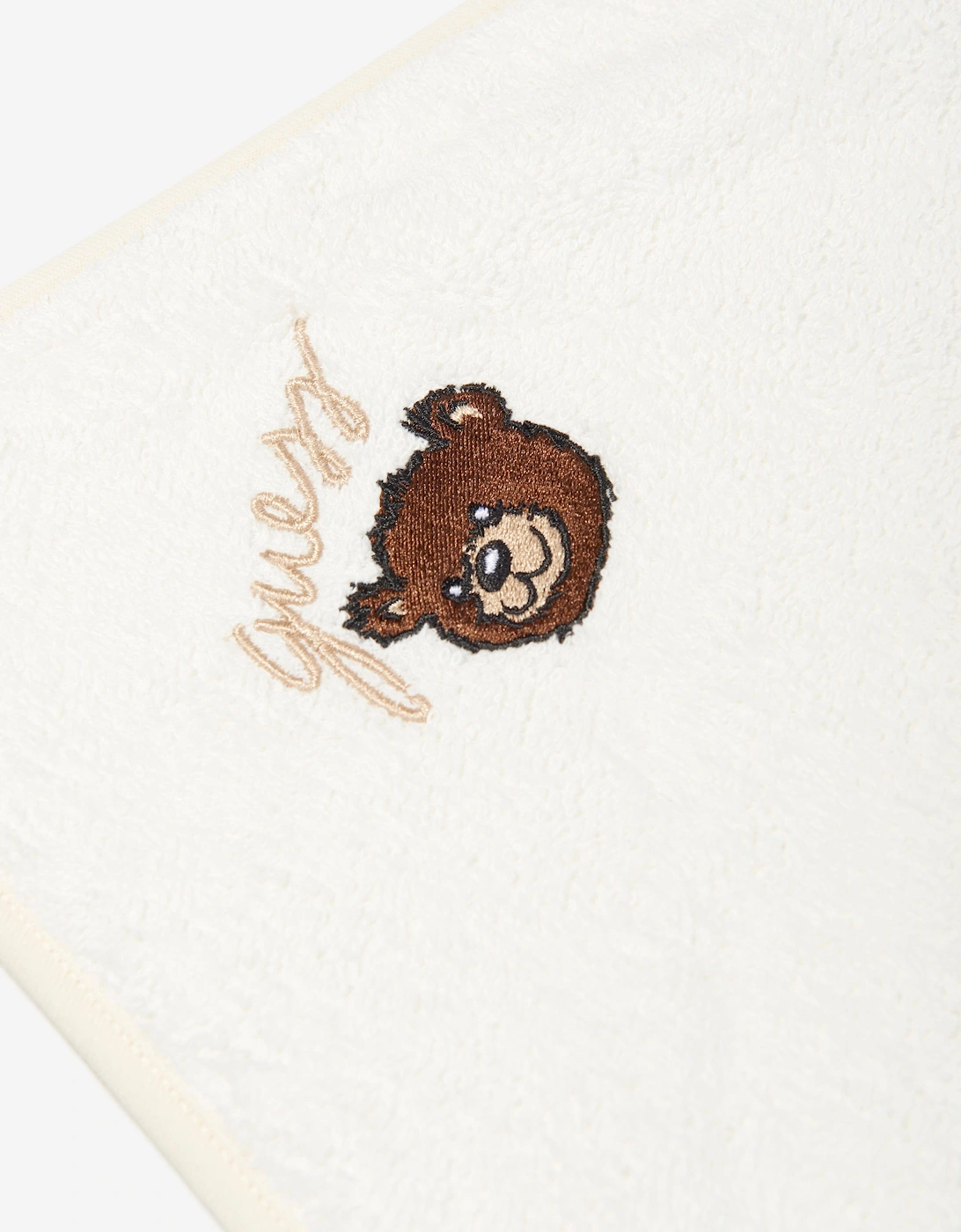 Baby Bear Hooded Towel in Ivory (70cm)