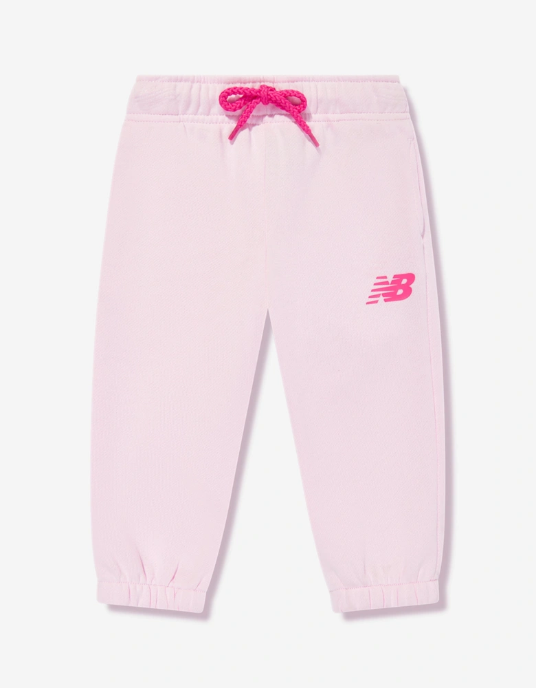 Girls Tracksuit and Gilet Set in Pink