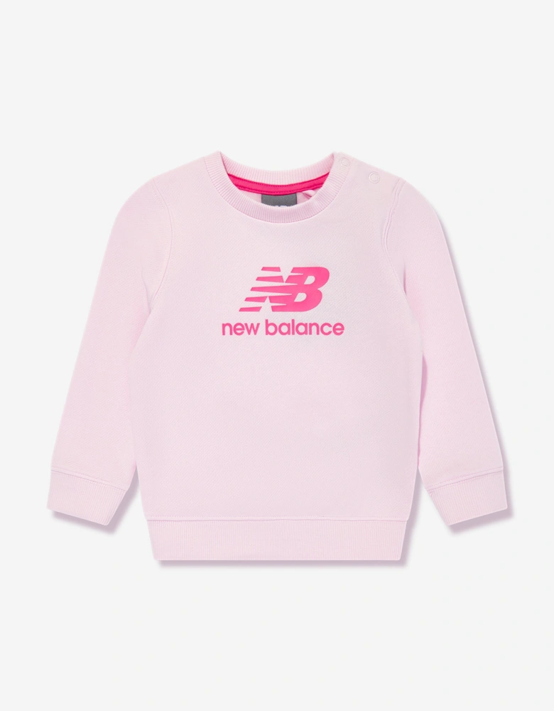 Girls Tracksuit and Gilet Set in Pink