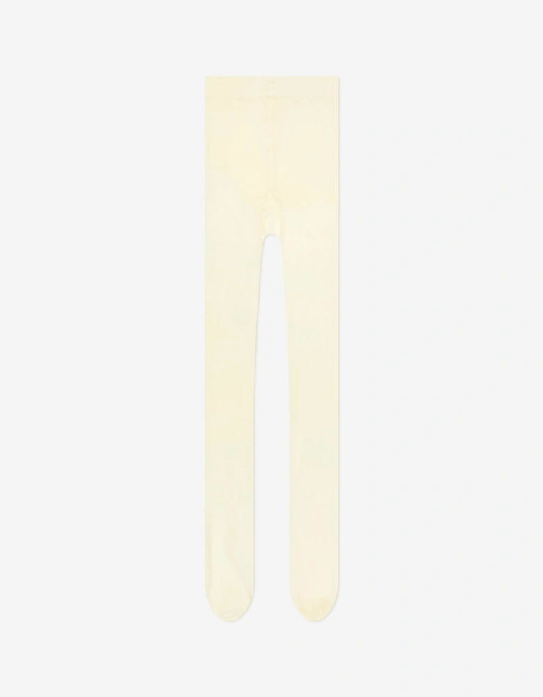 Girls Pure Matt 30 Denier Tights in Ivory