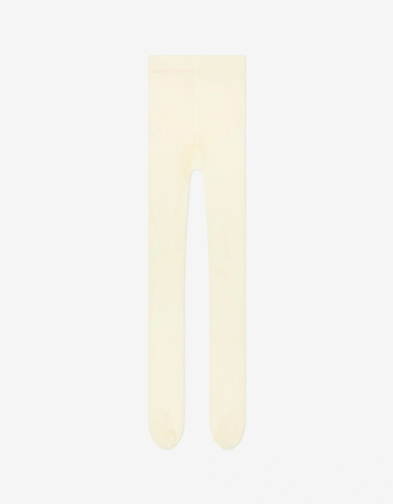 Girls Pure Matt 30 Denier Tights in Ivory