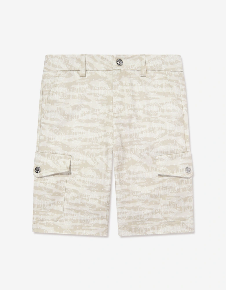 Boys Bermuda Shorts in Beige
