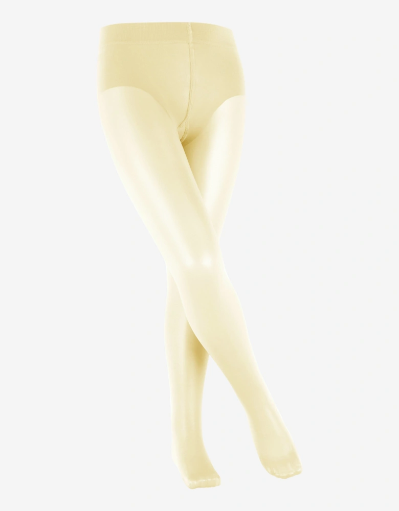 Girls Pure Matt 30 Denier Tights in Ivory