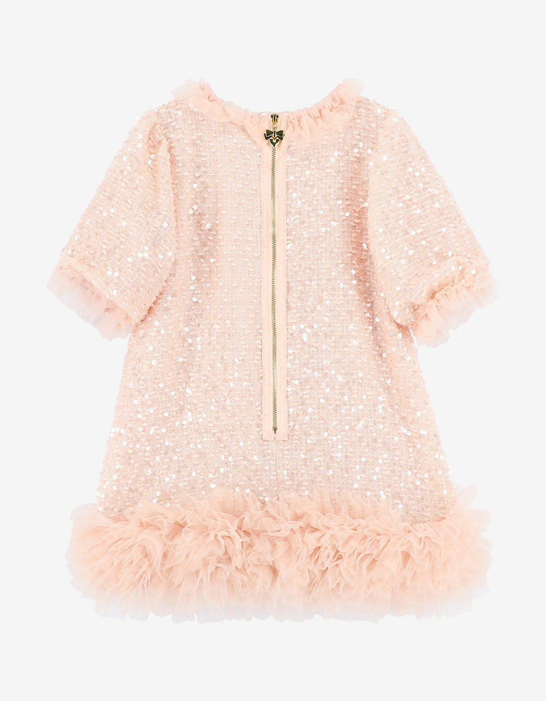 Angels Face Girls Sasha Sequin Dress in Pink