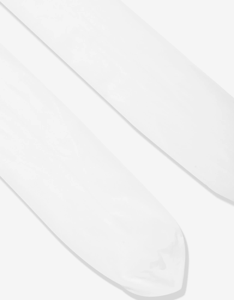 Girls Pure Matt 30 Denier Tights in White