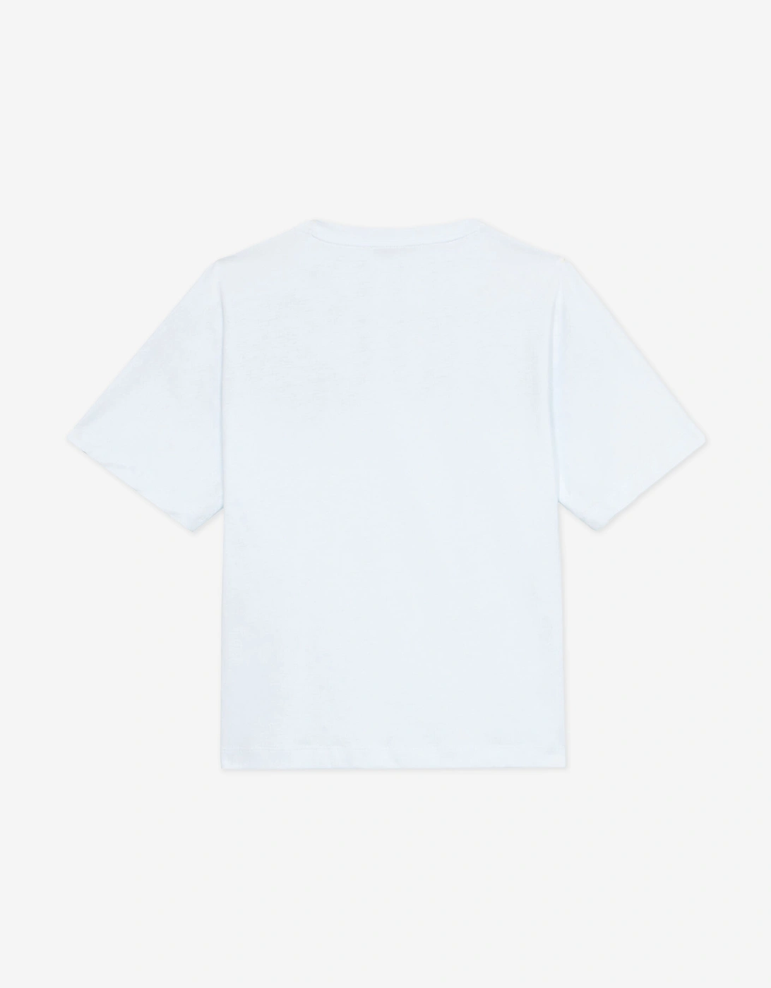 Boys Logo Print T-Shirt in White