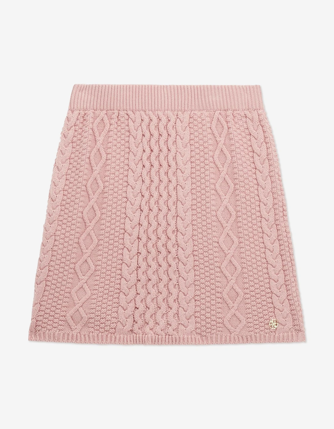 Girls Knitted Skirt in Pink, 5 of 4