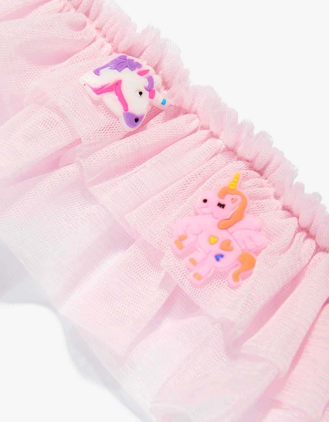 Girls Unicorn Swimsuit in White