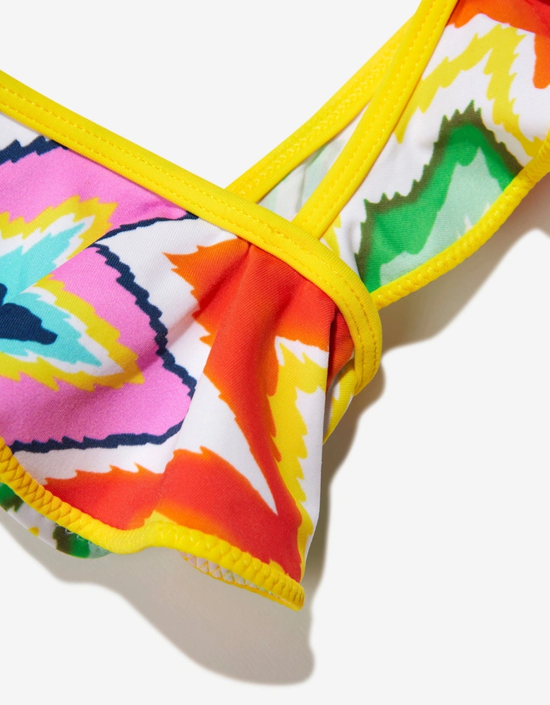 Girls Akeno Zig Zag Bikini in Multicolour