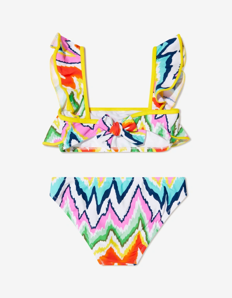 Girls Akeno Zig Zag Bikini in Multicolour