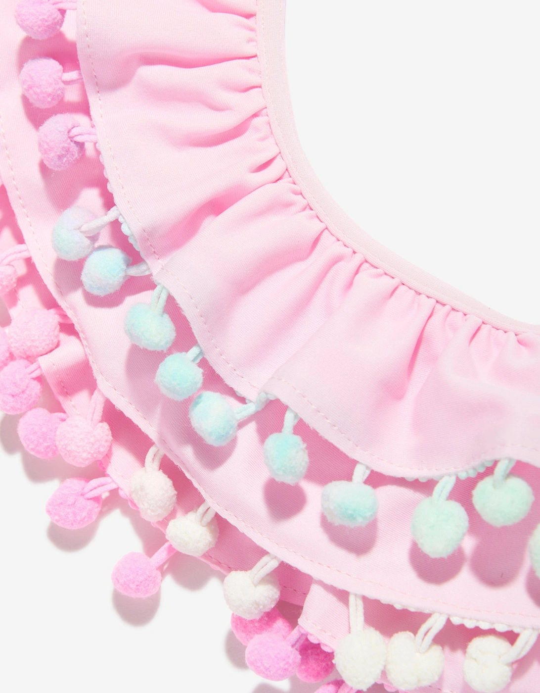 Girls Pom Pom Bikini in Pink