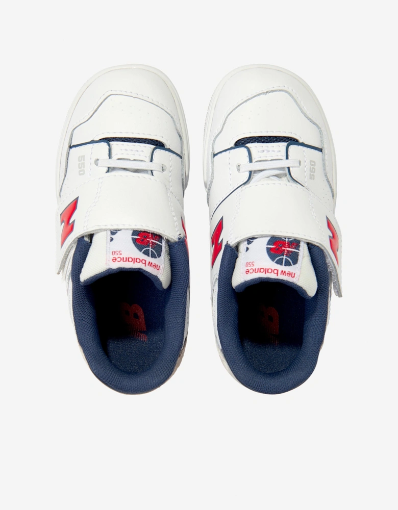 Kids B550 Trainers in White