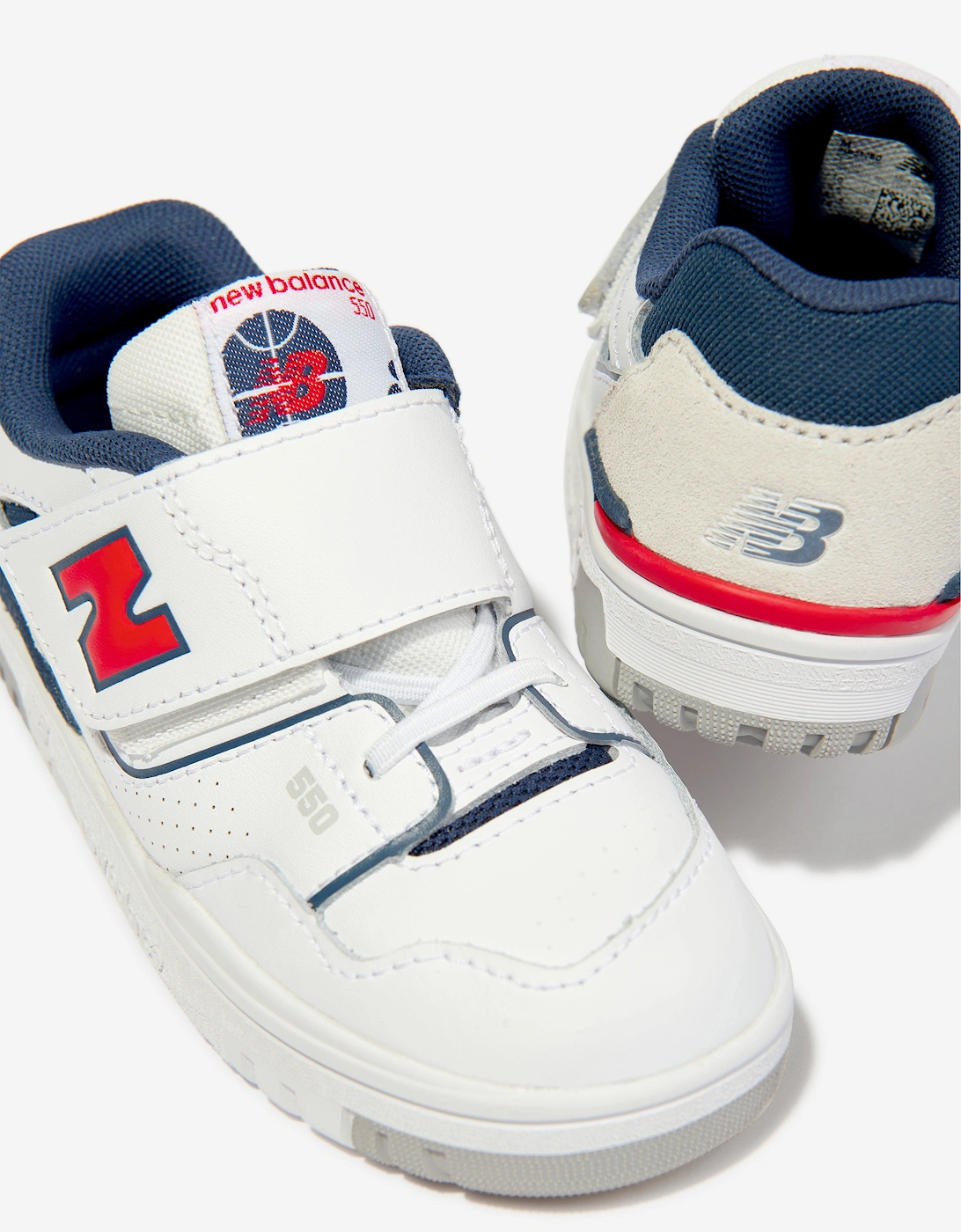 Kids B550 Trainers in White