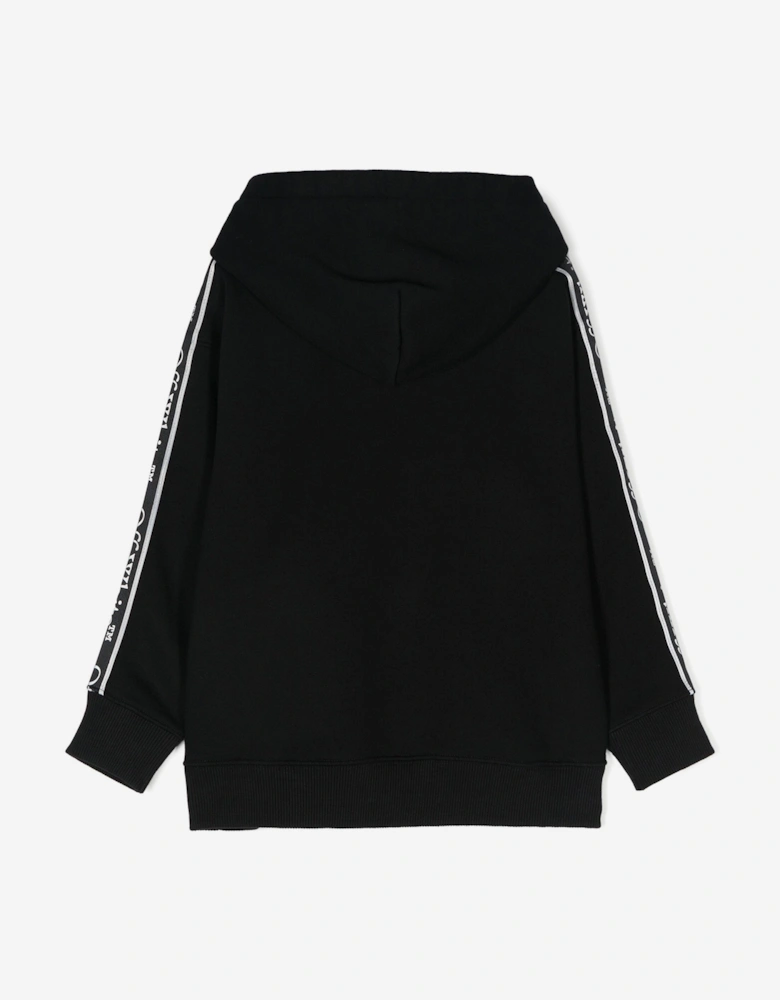 Boys Bookish Logo Band Hoodie in Black