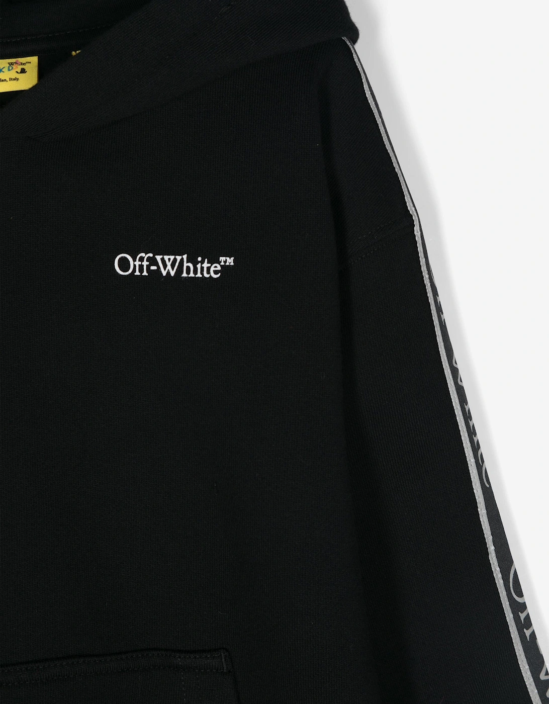 Boys Bookish Logo Band Hoodie in Black