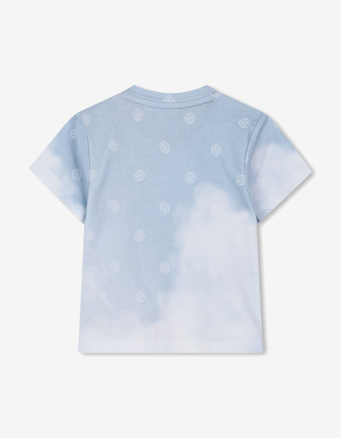 BOSS Baby Boys Cloud Print T-Shirt in Blue