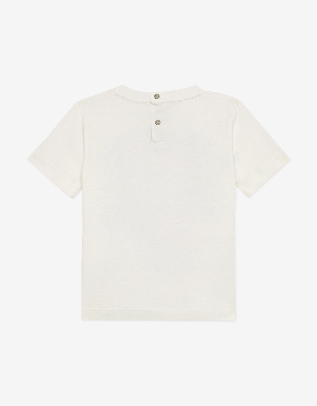 Baby Boys Safari Print T-Shirt in White